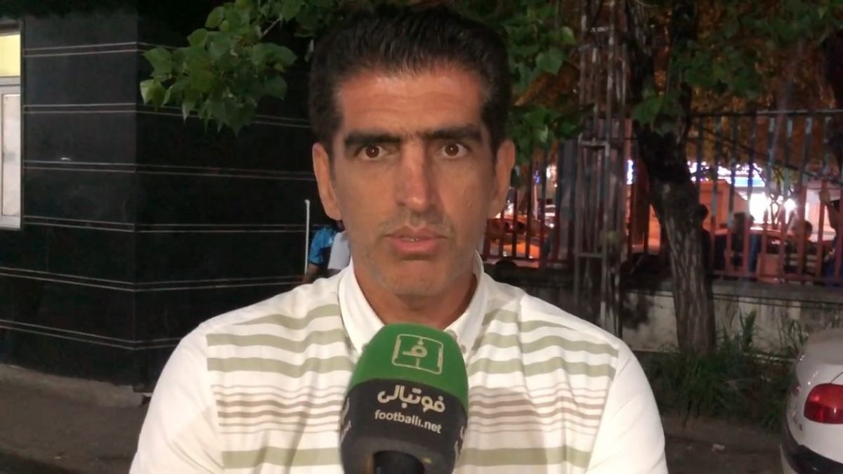 گفت و گو با میرزابیگی در حاشیه بازی داماش و مس سونگون