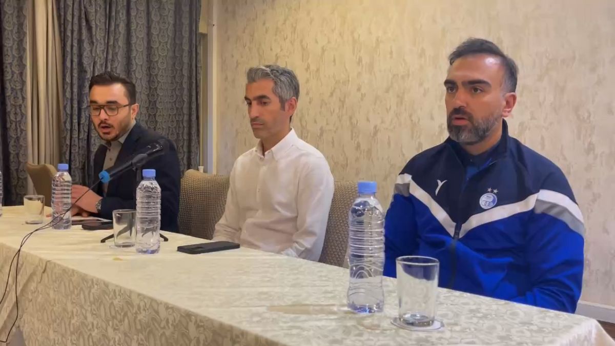 نشست خبری مجتبی جباری قبل از دیدار با سپاهان